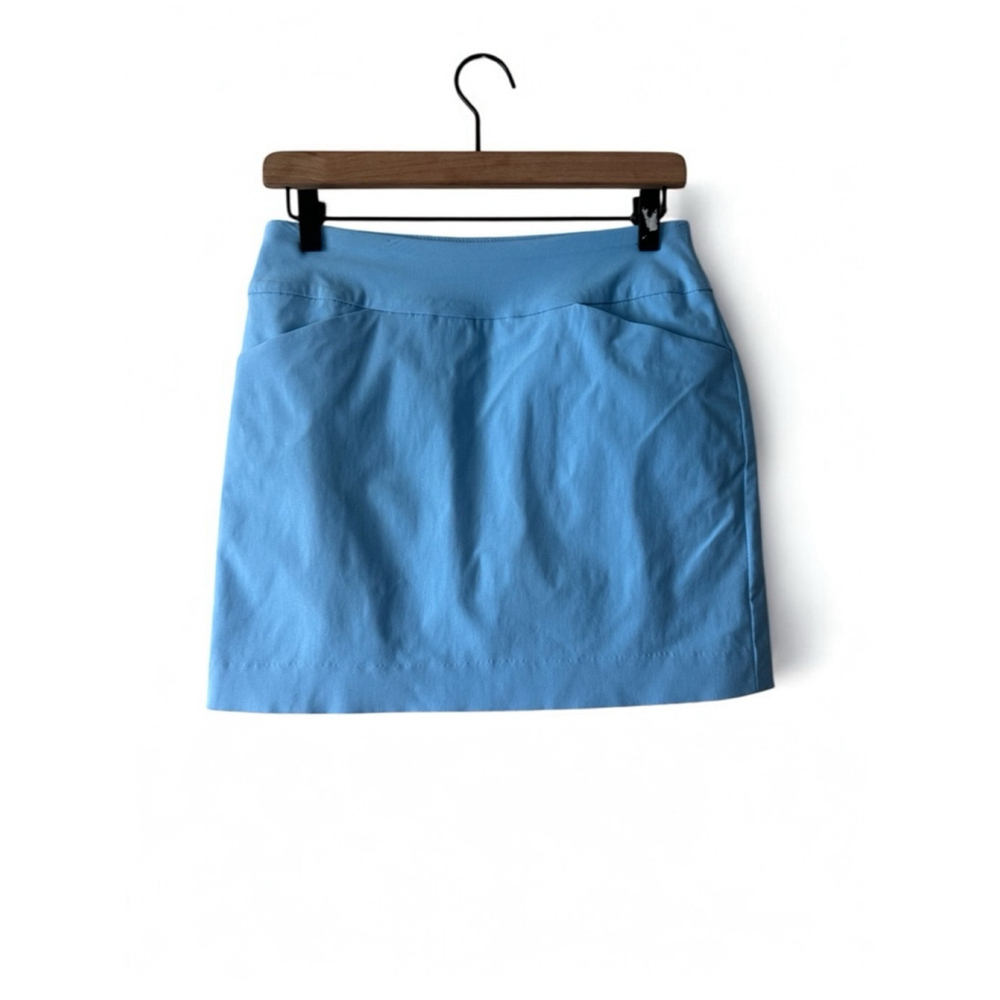 Charter Club Blue Tennis Skort Petite PP Athletic Stretch Skirt Shorts